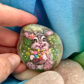Easter Bunny Pebble 4