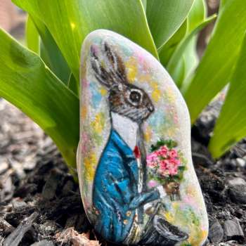 Easter Bunny Pebble 7